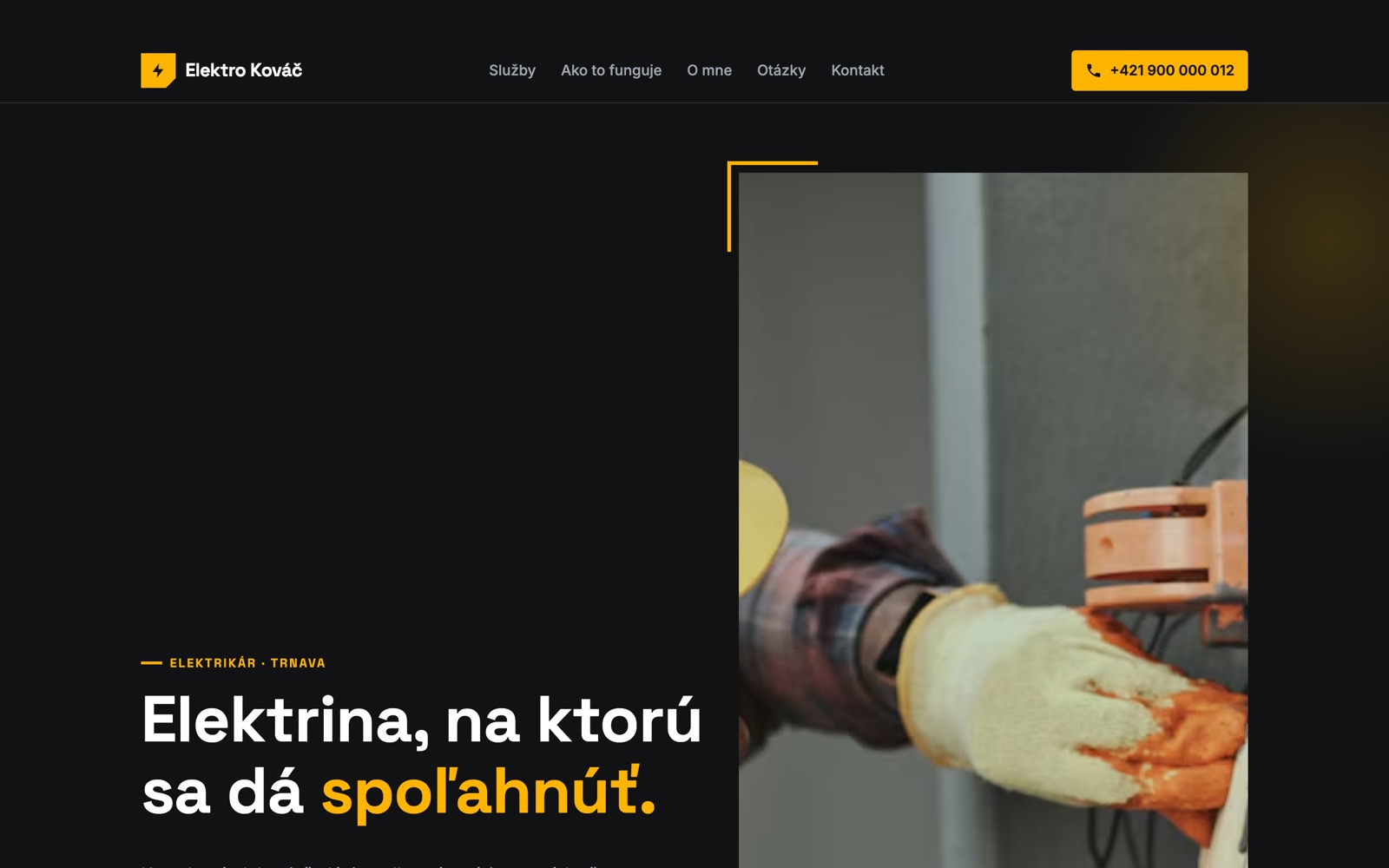 Electrician website