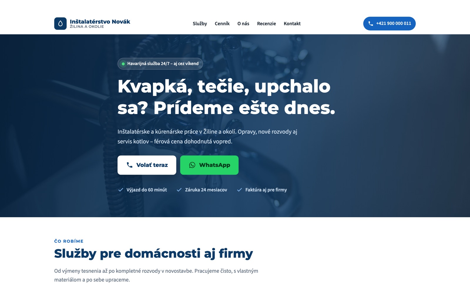 Plumber website